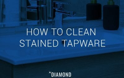 How to clean stained bathroom tapware