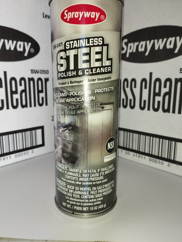 Sprayway stainless steel cleaner